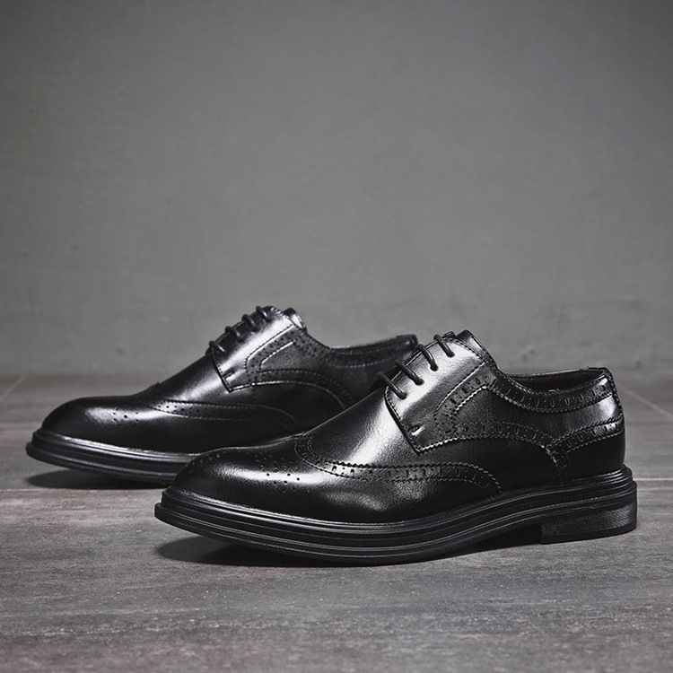 Plain England Low-cut Upper Oxfords Menns Oxfords