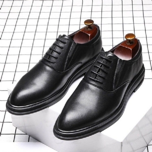 Plain Pointed Toe Low-cut Øvre Herresko