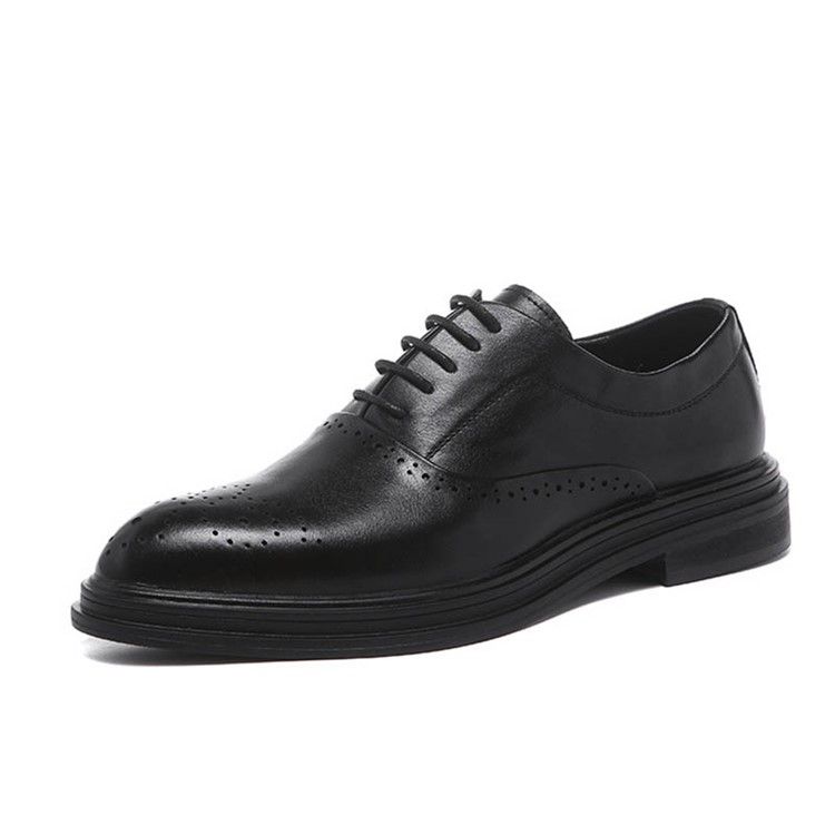 Plain Pointed Toe Low-cut Upper Herre Dress Shoes