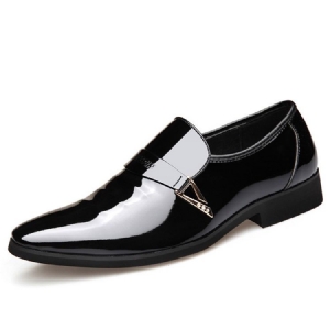 Pu Sequin Slip-on Oxford Sko Til Menn