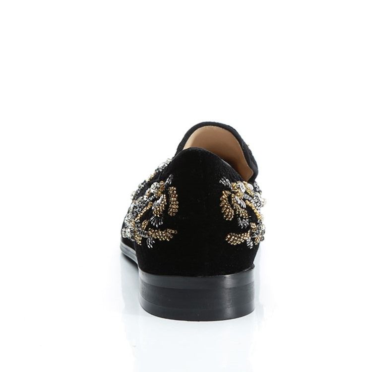 Rhinestone Round Toe Oxfords For Menn