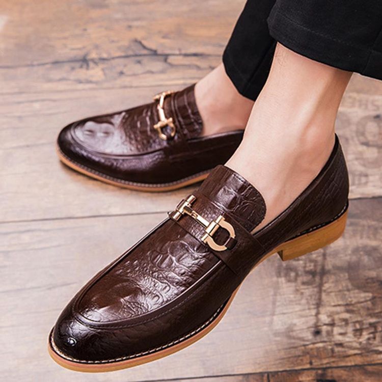 Sequin Low-cut Upper Oxfords For Menn