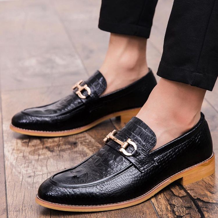 Sequin Low-cut Upper Oxfords For Menn