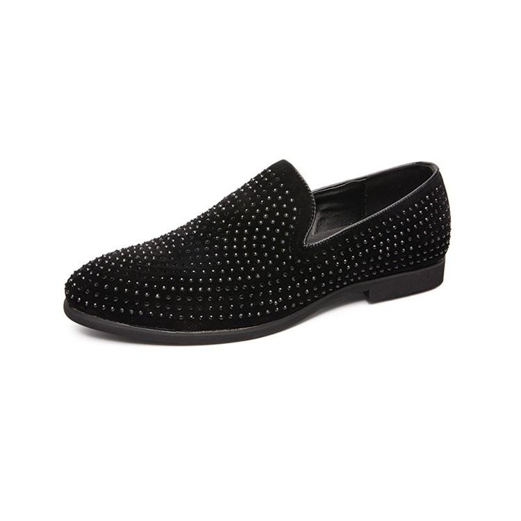 Slip-on Round Toe Low-cut Upper Casual Sko Til Menn