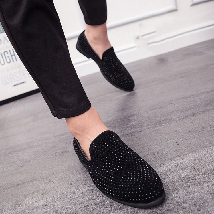 Slip-on Round Toe Low-cut Upper Casual Sko Til Menn