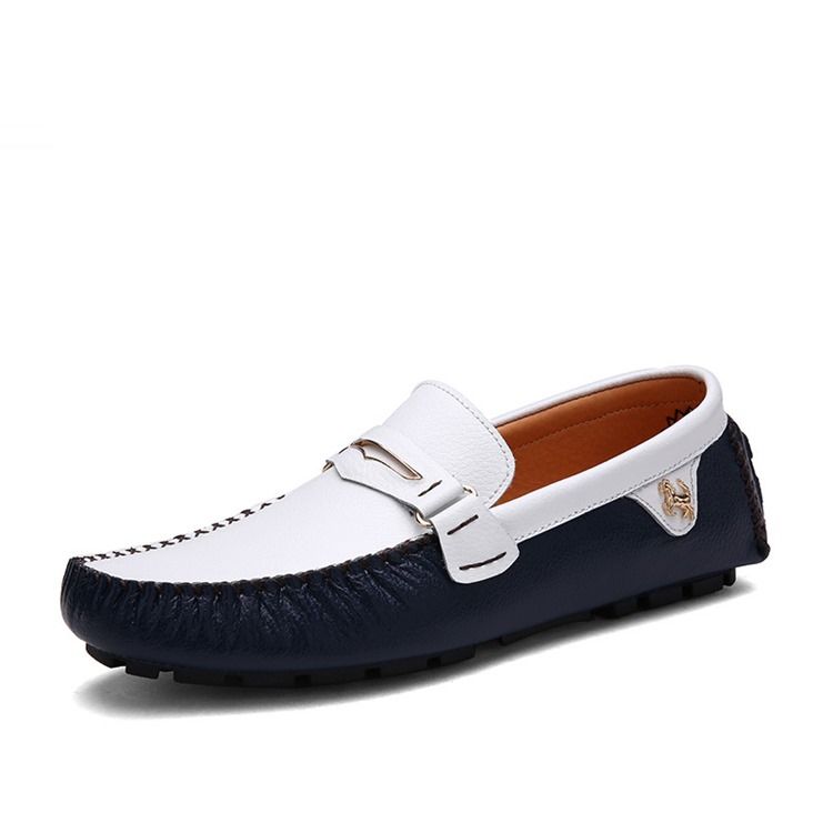 Buckle Slip-on Moccasin-gommino For Menn