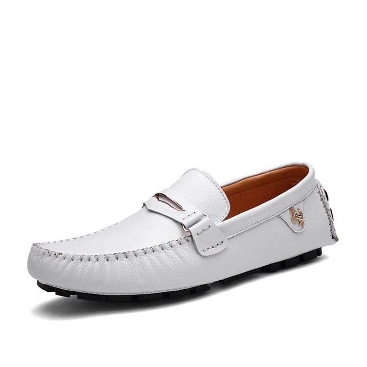 Buckle Slip-on Moccasin-gommino For Menn