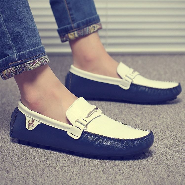 Buckle Slip-on Moccasin-gommino For Menn