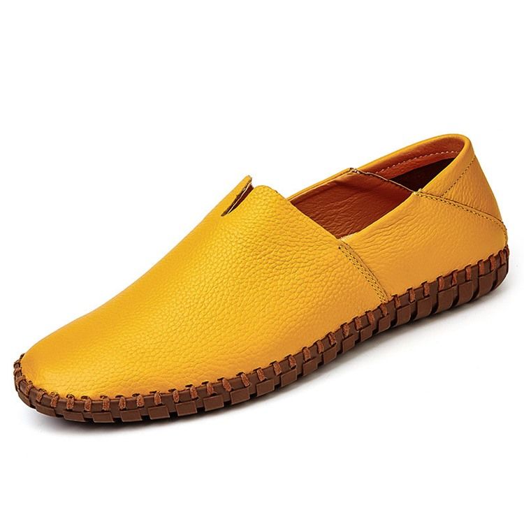 Menn Slip-on Vanlig Low-cut Øvre Runde Tå Casual Sko