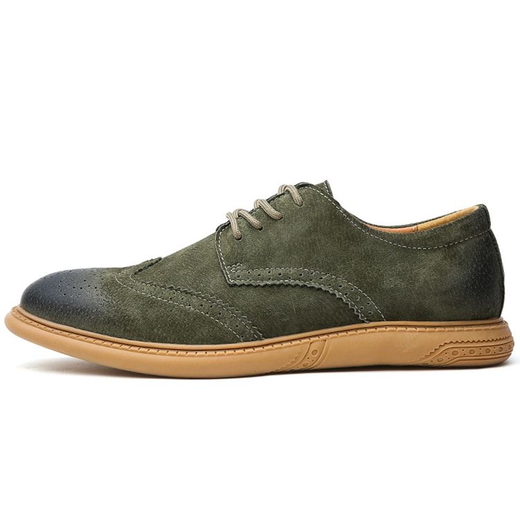 Nubuck Leather Low-cut Øvre Menns Arbeidssko