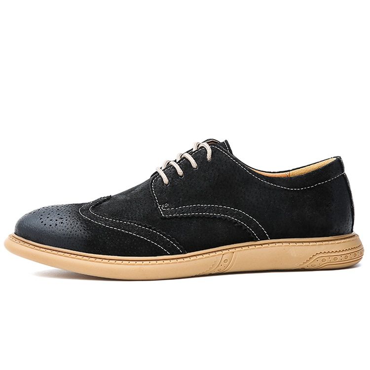 Nubuck Leather Low-cut Øvre Menns Arbeidssko