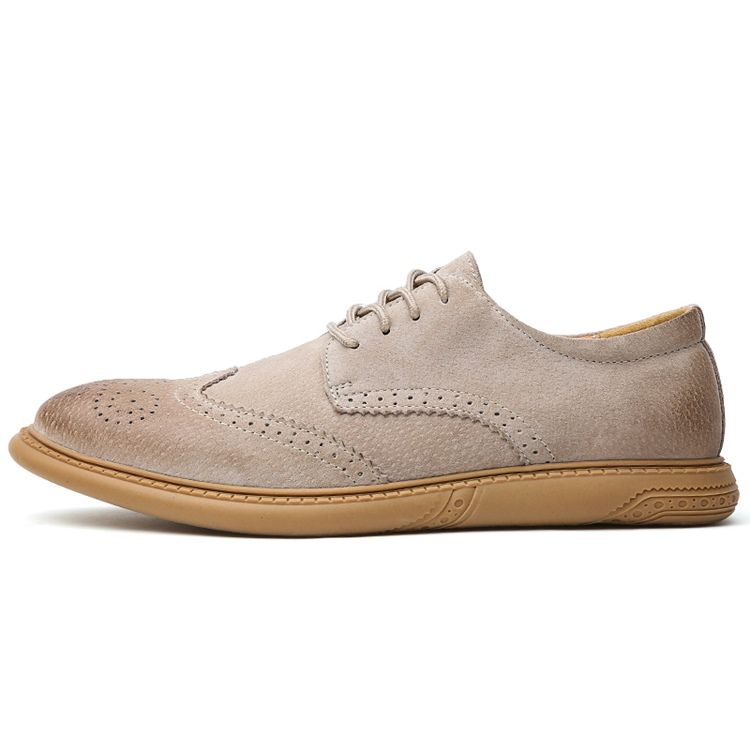 Nubuck Leather Low-cut Øvre Menns Arbeidssko