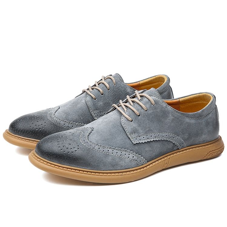 Nubuck Leather Low-cut Øvre Menns Arbeidssko