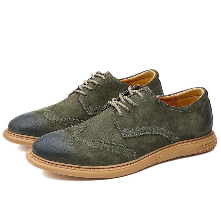 Nubuck Leather Low-cut Øvre Menns Arbeidssko