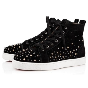 Plain Rivet Lace-up Round Toe Herreskatesko