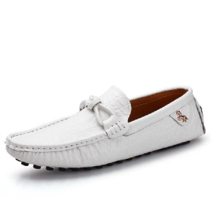 Plain Round Toe Slip-on Casual Sko Til Menn