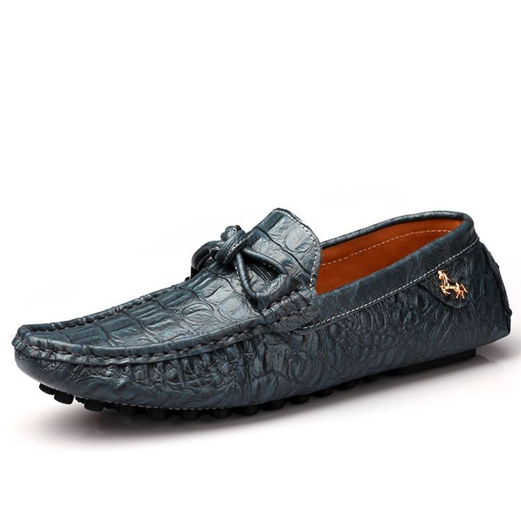 Plain Round Toe Slip-on Casual Sko Til Menn