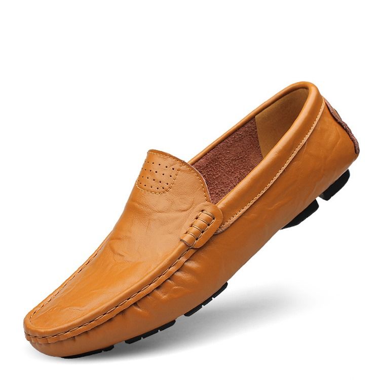 Plain Slip-on Loafers For Menn