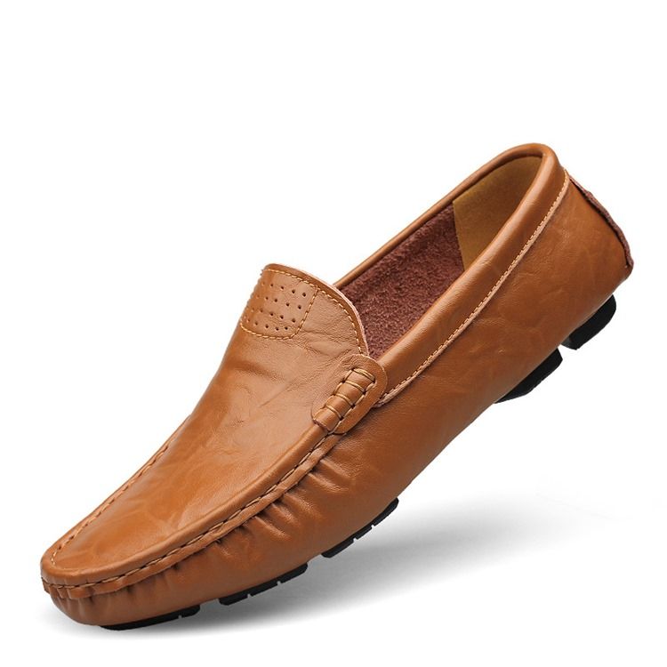 Plain Slip-on Loafers For Menn