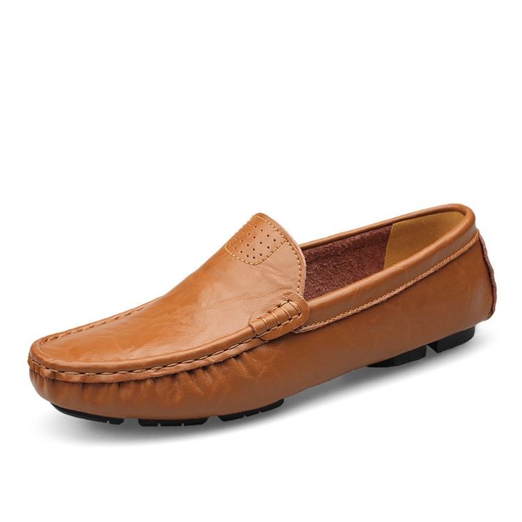 Plain Slip-on Loafers For Menn