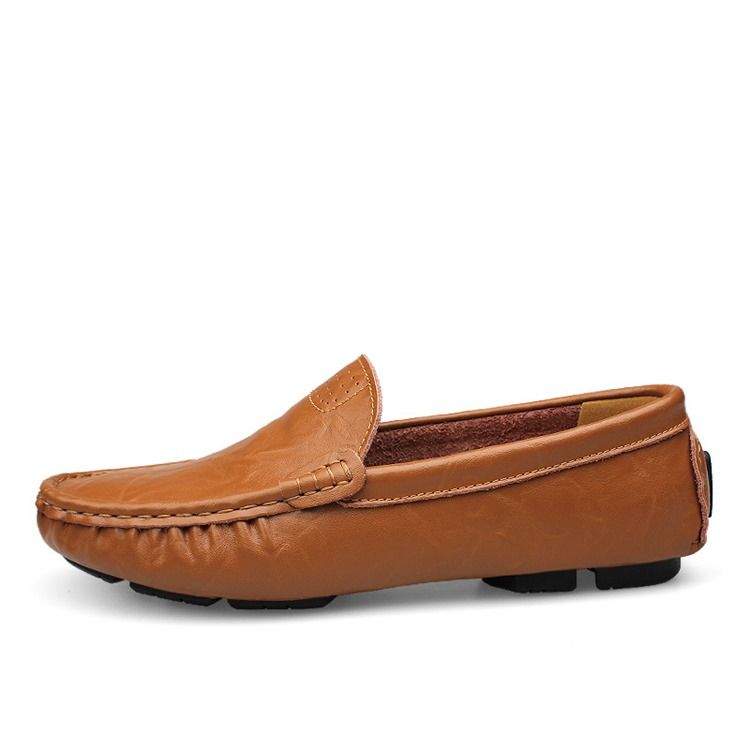 Plain Slip-on Loafers For Menn