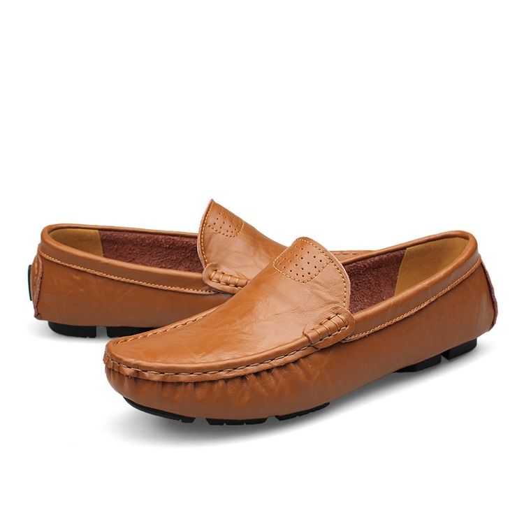 Plain Slip-on Loafers For Menn