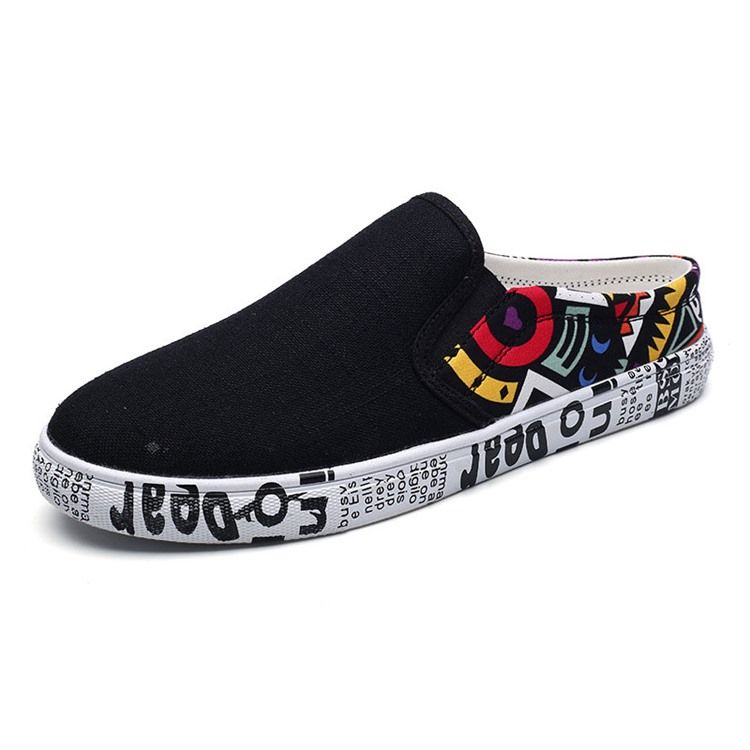 Print Slip-on Round Toe Herresko