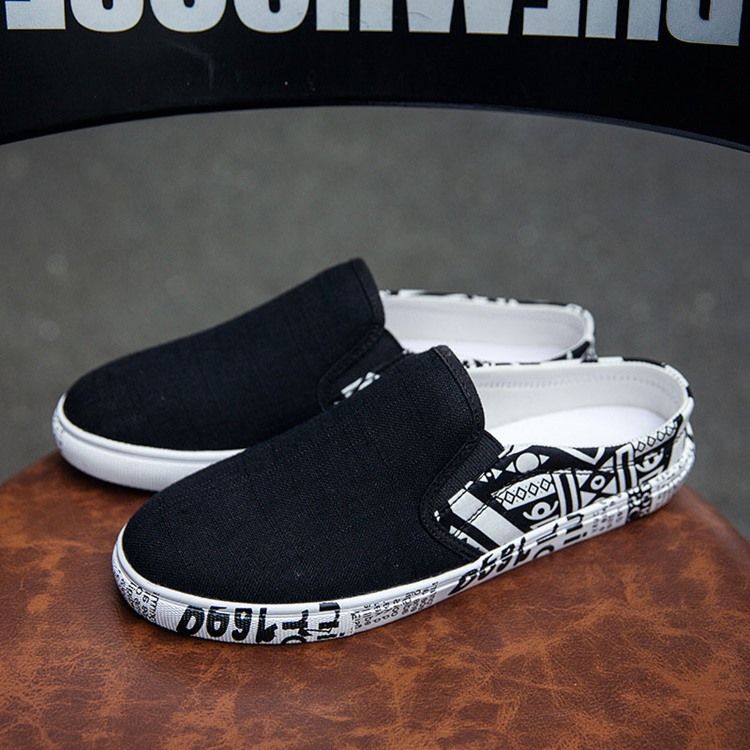 Print Slip-on Round Toe Herresko