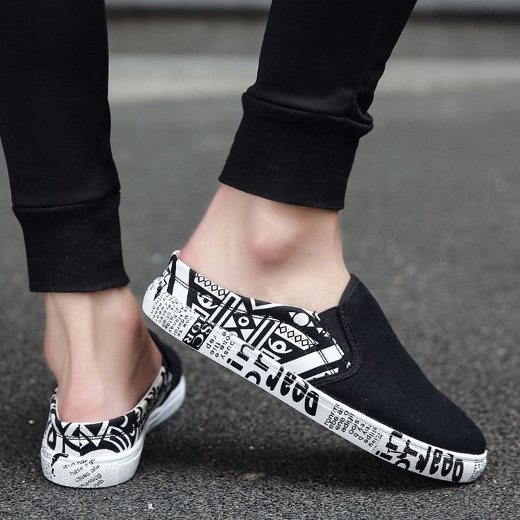 Print Slip-on Round Toe Herresko