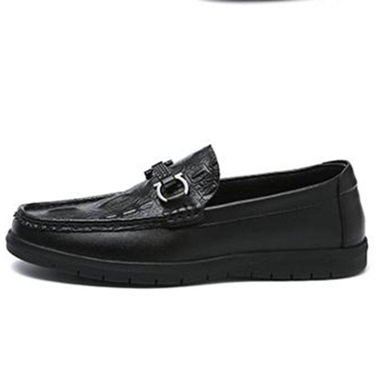 Pu Slip-on Low-cut Øvre Casual Sko For Menn