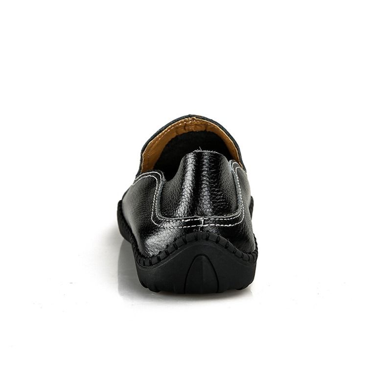 Pu Slip-on Round Toe Menns Komfortable Loafers