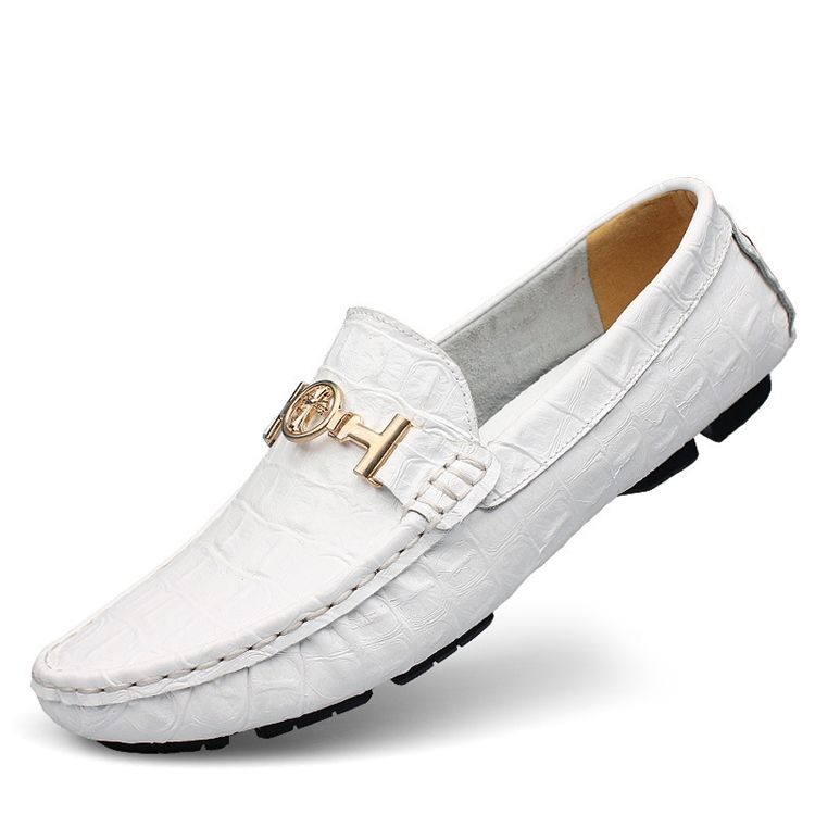 Slip-on Loafers For Pailletter Med Rund Tå