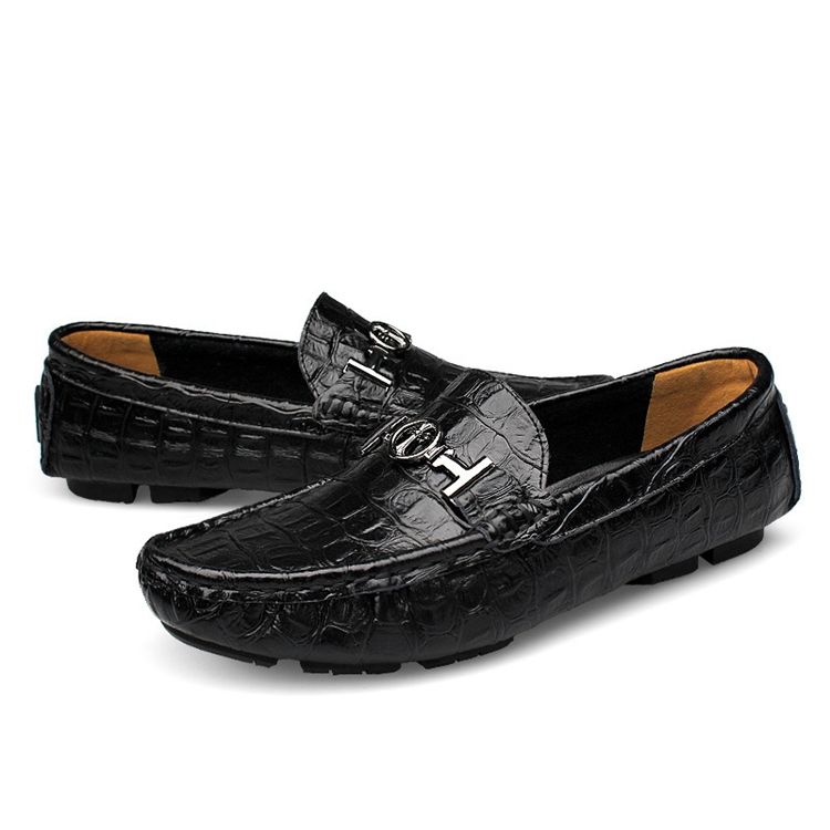 Slip-on Loafers For Pailletter Med Rund Tå