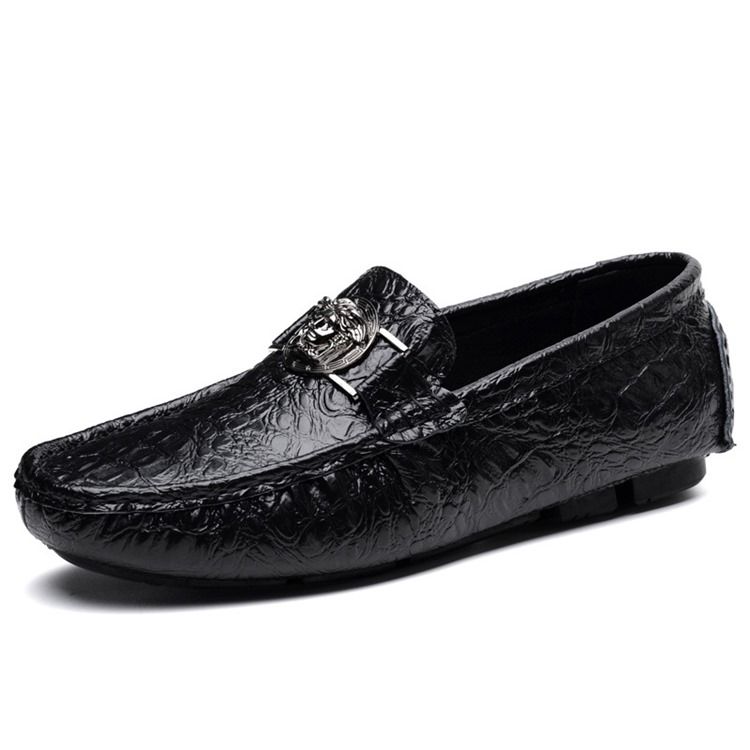 Slip-on Low-cut Øvre Vanlige Pu-casual Sko For Menn