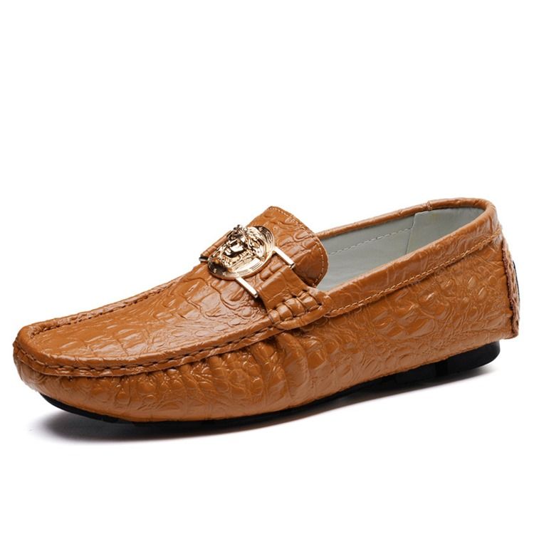 Slip-on Low-cut Øvre Vanlige Pu-casual Sko For Menn