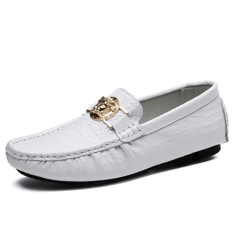 Slip-on Low-cut Øvre Vanlige Pu-casual Sko For Menn