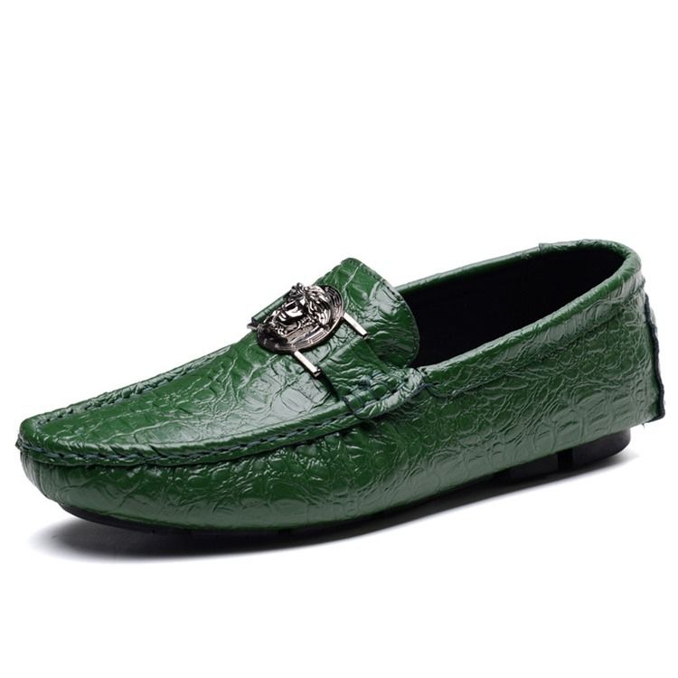 Slip-on Low-cut Øvre Vanlige Pu-casual Sko For Menn