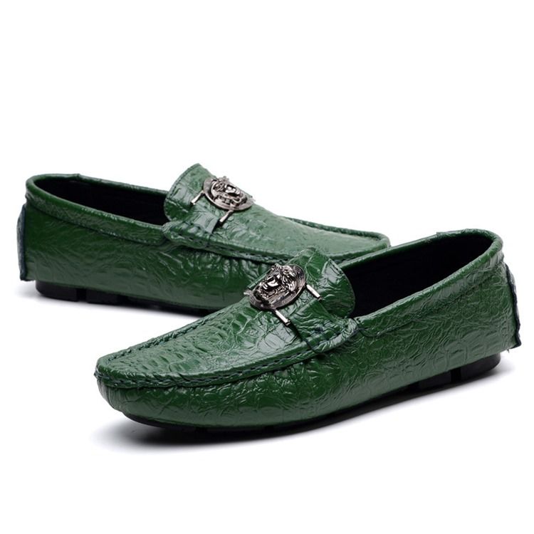 Slip-on Low-cut Øvre Vanlige Pu-casual Sko For Menn