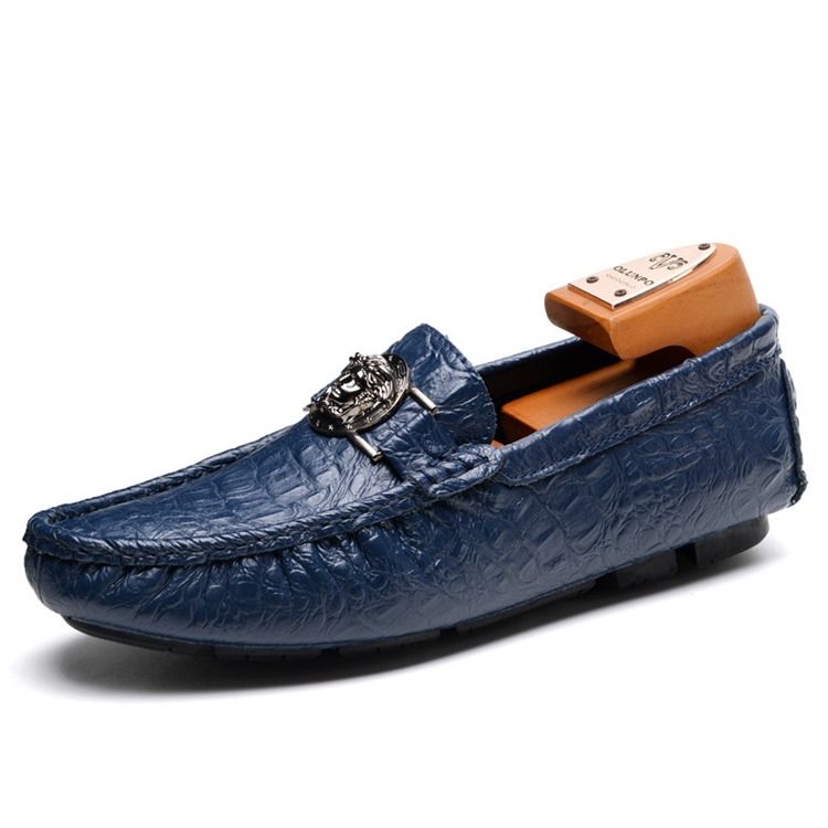 Slip-on Low-cut Øvre Vanlige Pu-casual Sko For Menn