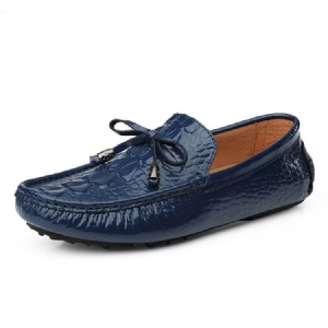 Slip-on Plain Round Toe Menns Casual Sko