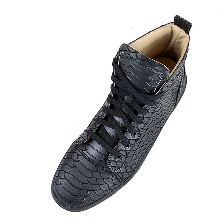 Trendy Plain Lace-up Herresneakers