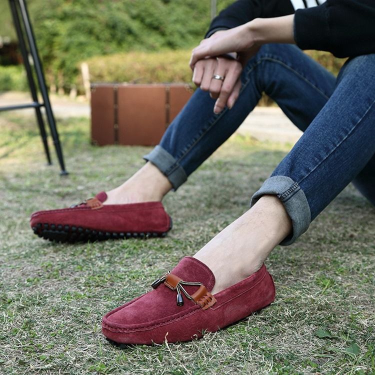 Vanlig Low-cut Upper Slip-on Loafers For Menn