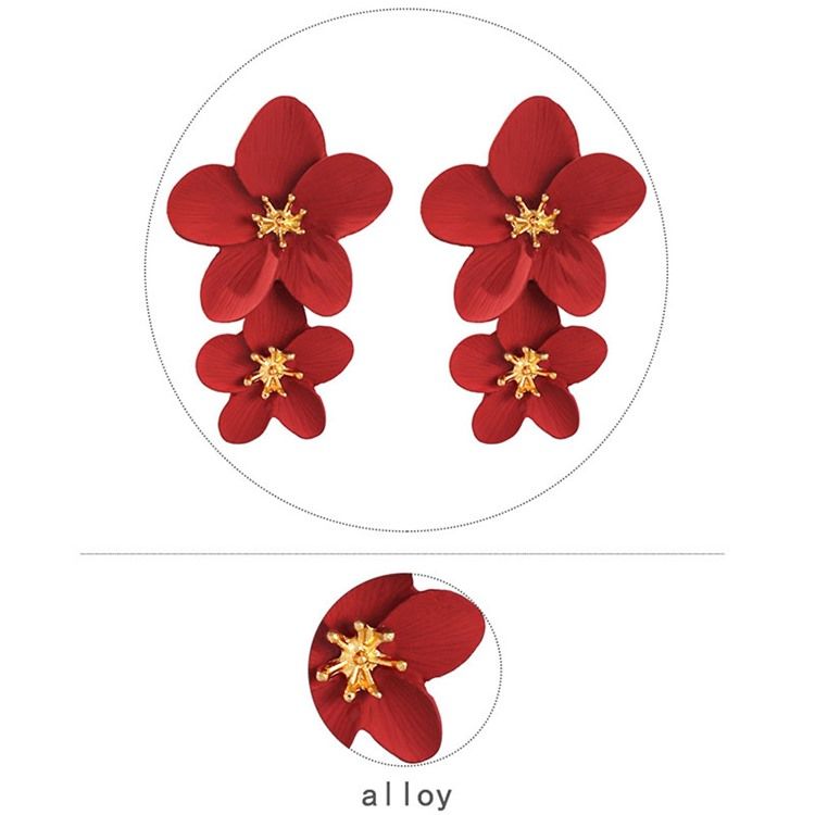 Blomsterlegering Øreringer