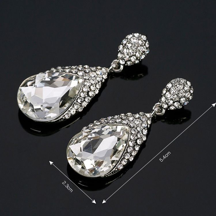 Diamante Rhinestone Ball Øredobber