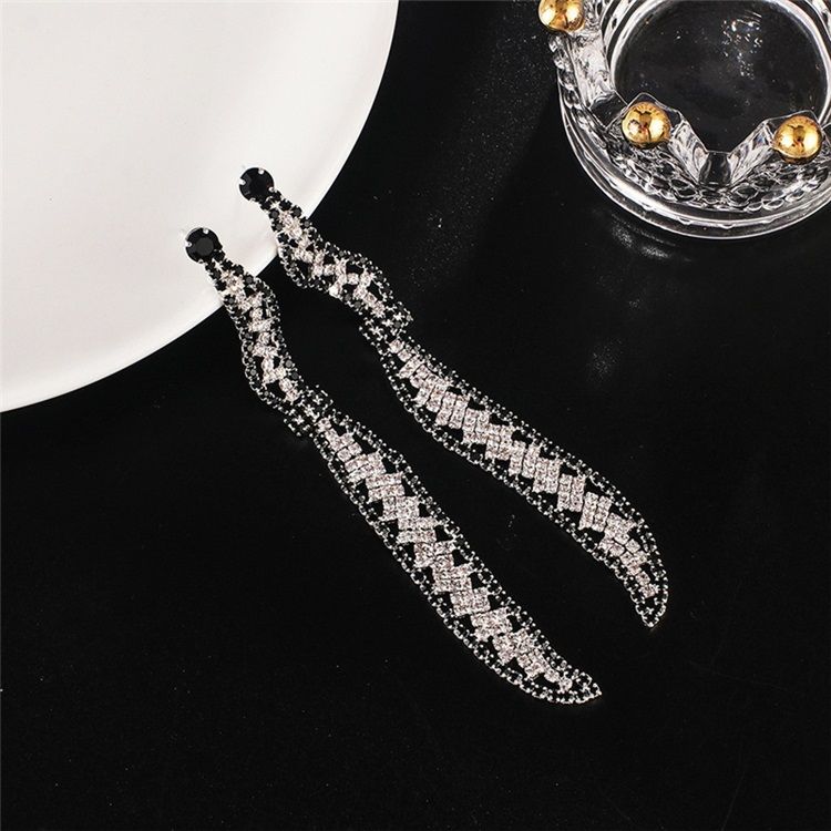 Diamante Rhinestone Romantic Ball Earrings