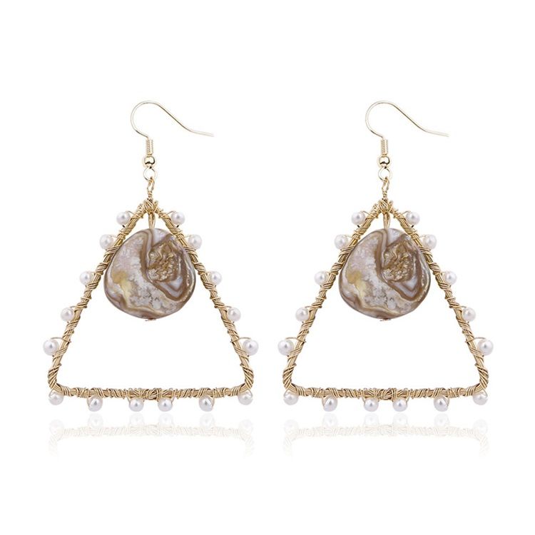 European Bronze Charm Anniversary Dame Earrings