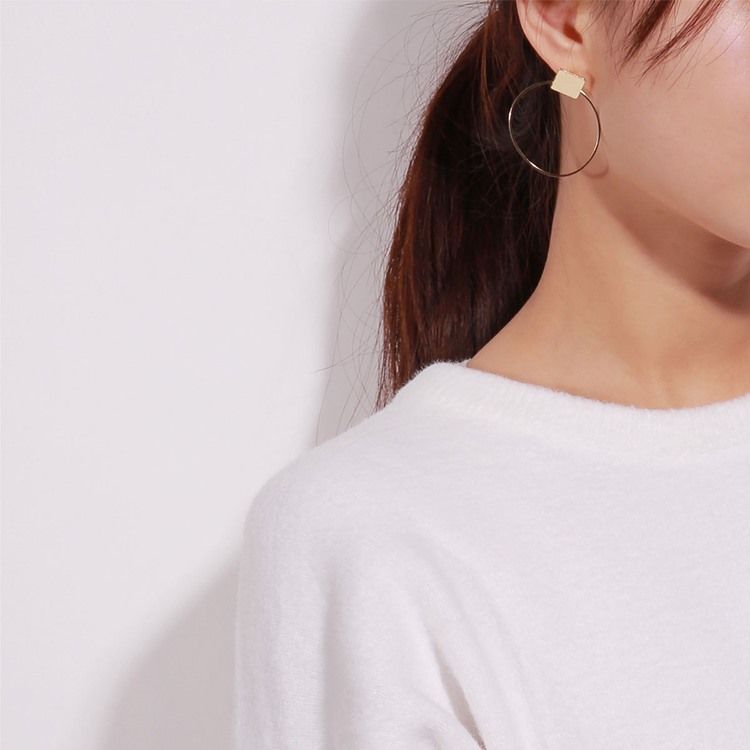 Hoop Alloy Earrings