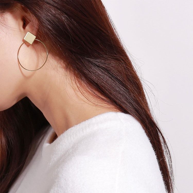 Hoop Alloy Earrings