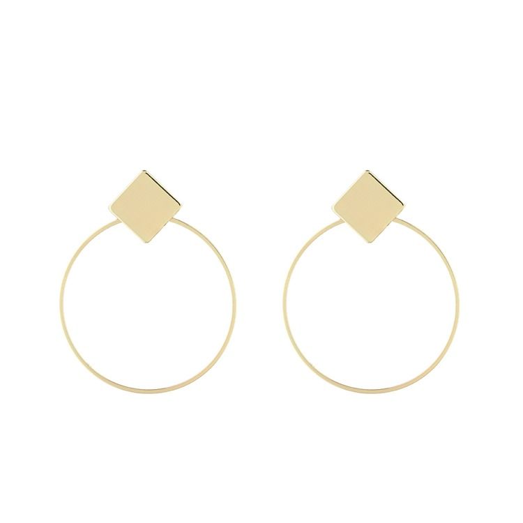 Hoop Alloy Earrings