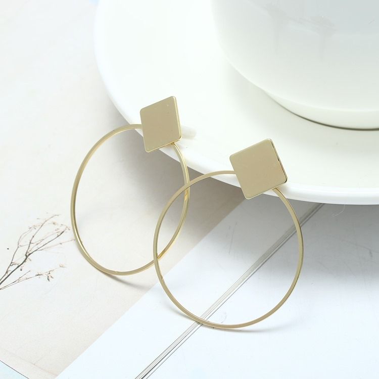 Hoop Alloy Earrings